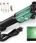 Heavy Duty 1500W 110V Induction Heater Bolt Removal Kit Featuring Four Coils and Slick Magnetic Tech with power cord and manual.