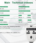 Optical Digital Pupillary Distance Meter With LCD Display Pupilometer For Eyeglasses Refraction Measurements Super Easy To Use Interpupillary Distance Tool Ophthalmic Equipment For Clinics And Home Use, white handheld device