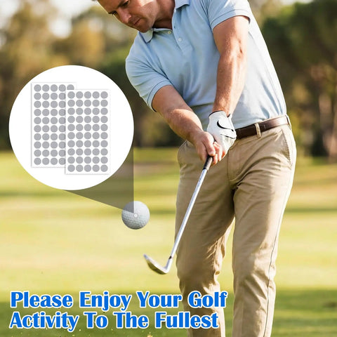 Pack Of 100 0.25 Inch Reflective Golf Dots Stickers Weatherproof Golf Ball Dots For Launch Monitor Simulator and Swing Analysis