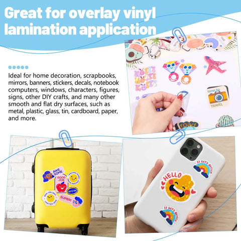 Printable Vinyl Sticker Paper For Inkjet Printers Glossy White 8.26 X 11.69 Inches A4 Size 28 Sheets Pack Ideal For DIY Stickers Crafts