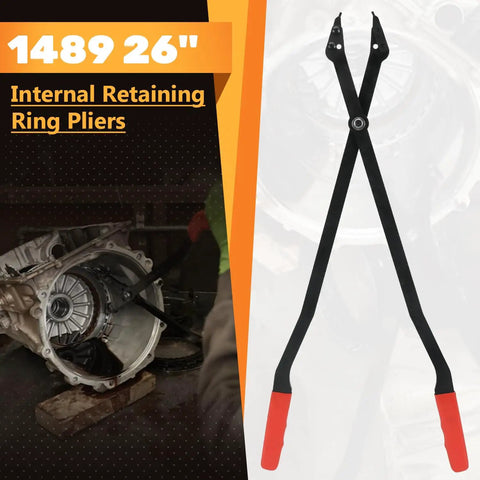 Heavy Duty Internal Retaining Ring Pliers For Gm 5L40 5L50 6L50 6L80 6L90 Transmissions With Straight Tips And Extra Long Handles Pro Shop Grade Snap Ring Removal Tool Built Tough For Garage Jobs