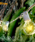 Outdoor String Lights 100Ft With 105 Globe Bulbs Waterproof IP44 Edison G40 Bulbs For Backyard Parties And Weddings Patio Decor