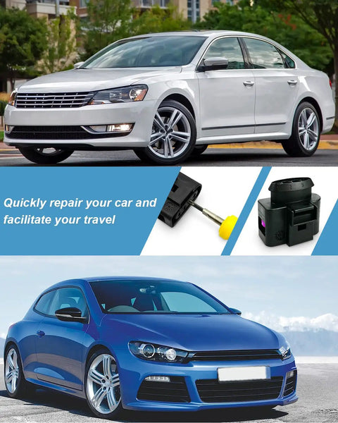 4 Pack Ignition Coil Connector Repair Kit Fits VW Passat Tiguan Beetle Golf Jetta And Audi A3 A4 A5 A6 Q7 TT R8 Harness Plug Replacement 4B0973724 Direct Fit with cars and kit images