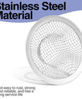 Heavy Duty Stainless Steel Kitchen Sink Strainers 2 Inch Drain Filters Anti Clogging Basket Catchers showing durable stainless steel material.