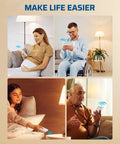 People using Wireless Remote Wall Switch And Outlet No Wiring Needed Plug In Power Socket For Lamps Fans And Small Appliances