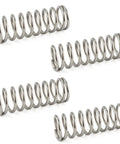 Four C-750 Compression Spring Four Pack, 0.75 Inch Outer Diameter, 2 Inch Free Length, 0.080 Inch Wire, Beefy Steel Replacement