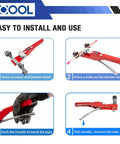 Instructions for using Tubing Bender Kit With Seven Exchangeable Heads One Quarter To Seven Eighths Inch For Soft Copper And Aluminum HVAC Refrigeration Systems Includes A Handy Tube Cutter And Pro Grade Aluminum Alloy Build