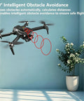 1080P HD Camera Foldable RC Drone with gesture control in mid-air, demonstrating smart obstacle avoidance in a room