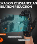 Two Pair Heavy Duty Safety Work Gloves For Mechanics And Construction Anti Vibration And Impact Resistant Rigger Gloves with EVA padding