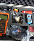 Portable Handheld Ultrasonic Liquid Flow Meter For Copper And PVC Pipes DN50-700mm Clamp-On Digital Water Flowmeter kit