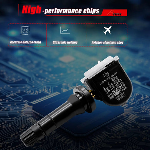 Pre Programmed Tpms Tire Pressure Monitoring Sensor 315 Mhz with aviation aluminum alloy and high-performance chip for Chevy GMC