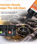 Oil Based UV Leak Detection Dye 150 Ml With Precision Nozzle for Dirty Engine Oil application on car engine
