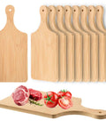 AWIZOM bamboo cutting boards set of 6, Amazon brand, 11x5 inches, 0.39 inch thick, natural wood