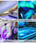 Image of 50W LED UV Screen Printing Light With 1 To 99 Minute Timer used for screen printing, resin curing, and cyanotypes.