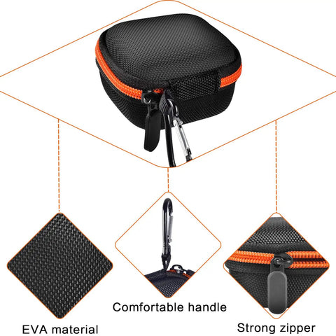 Durable Grab And Go Carry Case For 935DAG Digital Level And Angle Gauge Protractor Finder Storage Bag Orange with EVA material