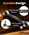 Universal Adjustable Front Sway Bar End Links 180mm-230mm For Cars And Light Trucks, Heavy Duty Steel, Easy Install, Improve Handling, Reduce Body Roll, Replaces Factory Links With Stud To Stud Range, with anti-corrosion finish