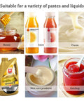 Image showcasing products filled with Heavy Duty Pneumatic Filling Machine With Stainless Steel Hopper For Liquids And Pastes Automatic Manual Control Pedal Operated No Hustle Setup For Cosmetics Oil Shampoo Honey 500 To 5000 Ml.