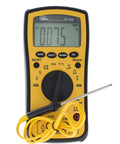 Test Pro Digital Multimeter With TRMS Temperature Capacitance Hz Backlit Display CAT III 600V showing measurement