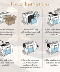 Usage instructions for Top Shelf Fully Automatic Espresso Coffee Machine With Built In Milk Cooler And Precision Burr Grinder.