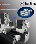 EssSthmy Height Enhanced Mini Lathe Machine 50mm Center Height 36W with high-efficiency motor for precision metal and wood projects.