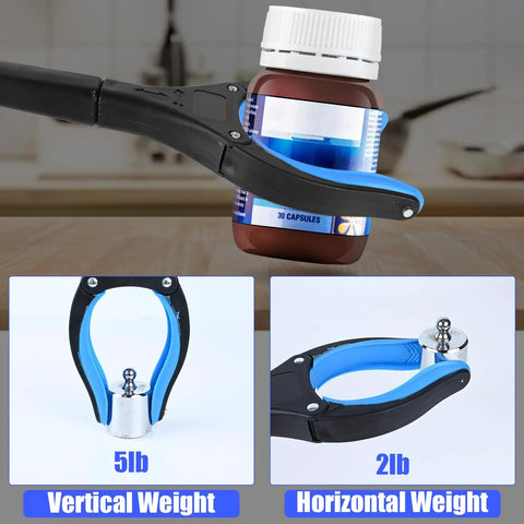 6 Pack 32 Inch Heavy Duty Lightweight Trash Grabber With Ergonomic Handle And Non Slip Grip For Outdoor Home Garden Cleanup 360 Degree Rotating Head With Magnetic Tip For Easy Metal Pickups