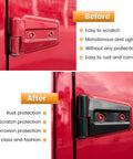 Installed 8-piece door hinge cover trim set for Jeep Wrangler JK/JKU (2007-2018), black exterior accessory by Amazon