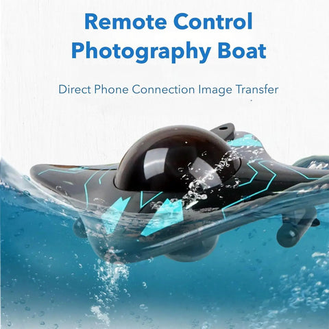 Pro Grade Underwater Drone With Bionic Manta Ray Design, Real Time Video Transmission, Wireless App Control, gliding on water