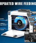 Updated wire feeding mechanism on 4 In 1 Flux MIG TIG Stick Welder Dual Voltage 110V 220V Gas Gasless Welding Machine Portable Workhorse