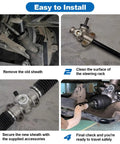 Universal Inner Tie Rod Boot Kit installation steps for cars SUVs and trucks steering systems gearhead approved