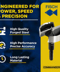 Premium Wave Cutter Forstner Drill Bit Set Includes Six Piece Heavy Duty Top Shelf Woodworking Kit Spanning Twenty To Fifty Millimeters Heat Treated Steel for precision drilling.