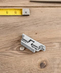 Upgrade Your Yacht With 4pc Stainless Steel Boat Door Catches Windproof Holders For Cabin Doors That Stop Noise And Slams Securely On Any Marine Vessel on wooden surface with tape measure.