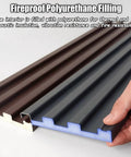Close-up of 10 Pack Built Tough Corrugated Aluminum Roof Panels with Thermal Insulated Core, highlighting fireproof polyurethane filling.