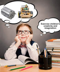 Child imagining using Five Pack DC Motors 3V To 12V Mini Electric Motors for RC Boats and DIY Builds for toys and experiments.