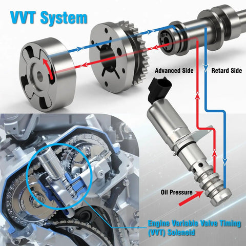 Honda VTEC Solenoid Spool Valve Assembly With Oil Pressure Switch And Gasket For Accord Civic CRV RDX RSX 15810RAAA03