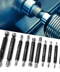 10 Piece Thread Plug Gauge Set For Metric And Imperial Threads Go No Go Pitch Diameter Measurement Tool Double Ended Thread Checking Gauge Pro Grade For Fast Accurate Major And Minor Diameter Verification displayed on a table