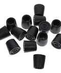 20 Piece Chair Leg Protectors With Iron Washers And Shockproof Rubber Caps For Stools And Tables on white background
