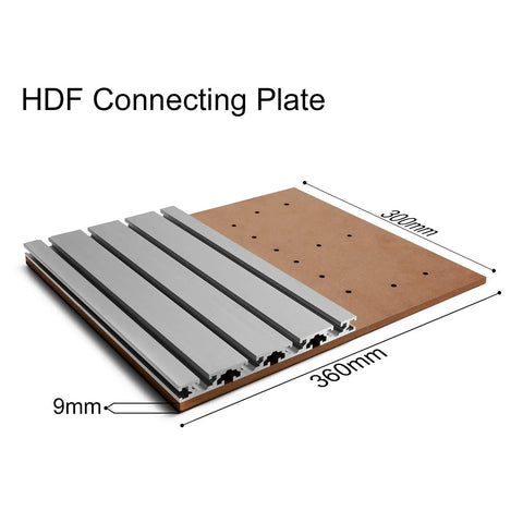 T Slot Table Top Spoilboard Extension Kit For CNC Router 3018 Pro Compatible With 3040 Y Axis Extension Aluminum Spoilboard