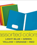 Two Pocket Folders With Fasteners In Assorted Colors For Letter Size 25 Per Box Built In Two Prong Fasteners To Hold Three Hole Punched Sheets Durable Textured Paper Your Go To Back To School Organizer