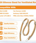 9620 Silencer Band for Ventilated Rotor made of quality rubber, compatible with Van Norman, Kwikway, and more brands.
