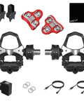 Dual Sensing Pedal Based Power Meter for Cyclists, Bluetooth and ANT Plus Connectivity, with accessories and charger