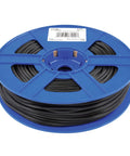 0.185 Inch Bulk Screen Spline Roll For Window Screens, 250 Ft Extruded Vinyl Black Spline on blue spool