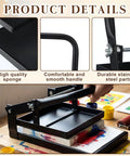 Block Printing Press For Linocut And Hand Letterpress Adjustable Height Steel Press Model B with smooth handle and steel parts