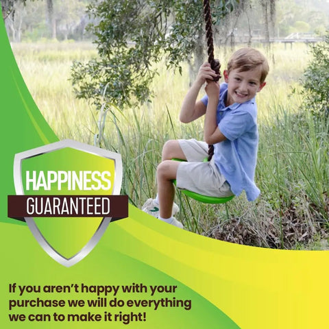 Child enjoying Disco Tree Swing For Backyard Fun Three In One Swing Set For Kids Sit Stand Or Hang Easy Installation Heavy Duty