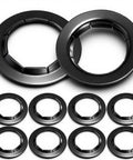 Ten Pack Push On Dolly Wheel Lock Washers Fit Five Eighth Dolly Axle Rods Spring Steel With Oiled Phosphate Finish