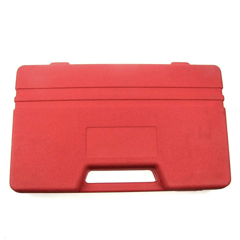 Red molded storage case for Bar Type Puller And Bearing Separator Set With Molded Storage Case 5 Ton Capacity Includes Four Hex Push Puller Legs And Bar Head With Forcing Screw For Quick Bearing Separation And Beefy Heavy Duty Mechanical Work