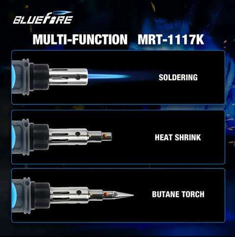 Cordless Butane Soldering Iron Kit For Electronics Jewelry Welding And Brazing Portable Mini Torch functions and attachments