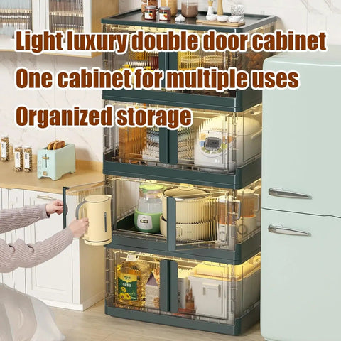 Foldable Plastic Premium Storage Bins With Secure Snap Lids And Rollable Wheels Game Changing Home Essentials That Stack Neatly And Save Precious Square Footage Effortlessly Plus Easy Clean Design