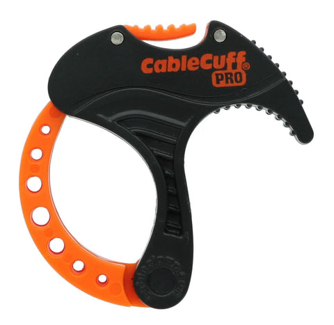 Adjustable Cable Cuffs 12 Pack With 2 Large 3 Inch, 4 Medium 2 Inch, 6 Small 1 Inch Diameters, Push Button Release, Notched Teeth, Reusable Cable Clamps For Electronics, Power Tools, And Appliances