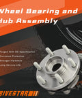 Front Wheel Hub And Bearing Assembly 6 Lug With Abs For Nissan Frontier Pathfinder Xterra Equator 4WD 4X4 shown