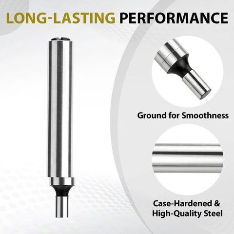 Precision Edge Finder For Metalworking Single End Design Ultra Accurate Pro Grade Edge Detection To Five Ten Thousandths Of An Inch Smooth Operation Easy Setup Fast Edge Location For Machinists And DIYers Durable Ground Contact Surfaces, steel tool